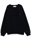 Giada Benincasa Slogan-embroidered Sweatshirt In Black