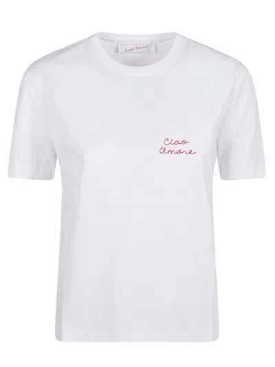 Giada Benincasa Ciao Amore T-shirt In White