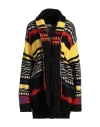 Giada Benincasa Ciao Amore Woman Jacket Black Size M Merino Wool, Mohair Wool, Cashmere, Polyamide In Black
