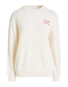 Giada Benincasa Ciao Amore Woman Sweater Cream Size L Merino Wool In White