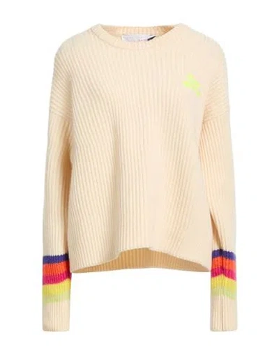 Giada Benincasa Ciao Amore Woman Sweater Cream Size M Merino Wool, Mohair Wool, Cashmere, Polyamide In Neutral