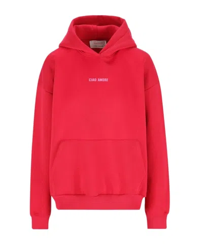 Giada Benincasa Ciao Amore X Franz Kraler Hoodie In Red