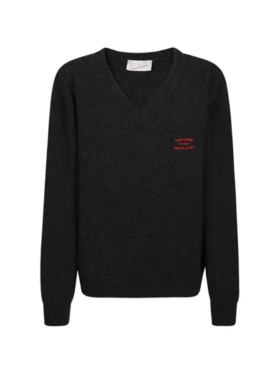 Giada Benincasa Crazy Lover V-neck Sweater In Blue