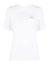 Giada Benincasa Embroidered Cotton T-shirt In White