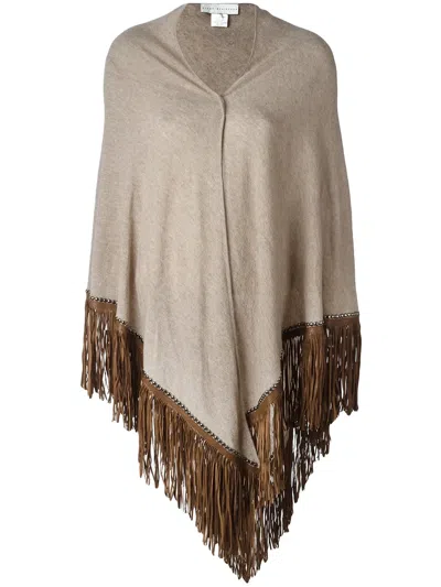 Giada Benincasa Fringed Scarf In Neutral