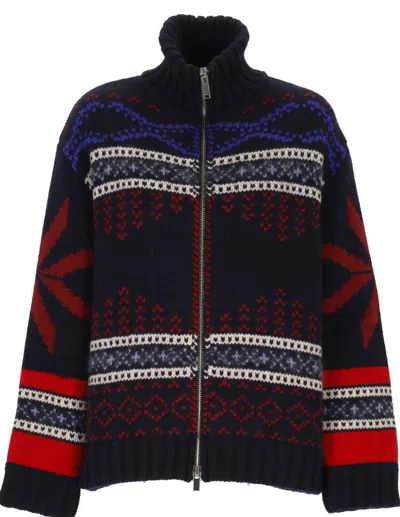 Giada Benincasa Merino Wool Coat In Multi