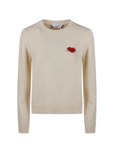 Giada Benincasa Heartbeat Sweater In Neutral