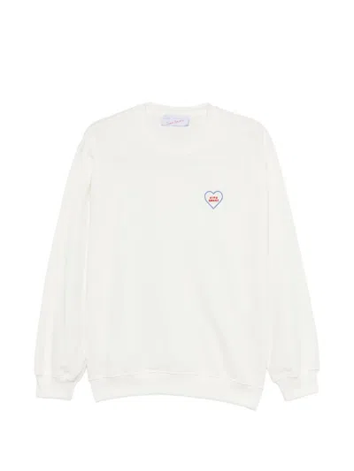 Giada Benincasa Hello Love Sweatshirt In White