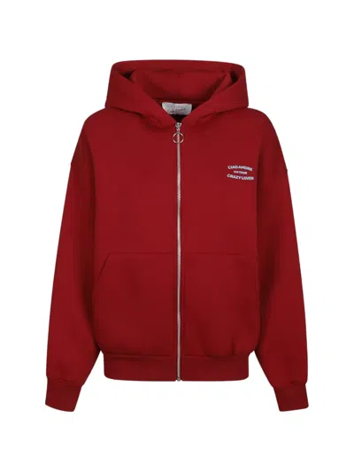 Giada Benincasa I'm Your Crazy Lover Hoodie In Red