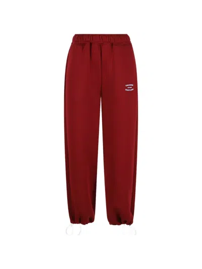 Giada Benincasa I'm Your Crazy Lover Track Pants In Burgundy