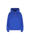 Giada Benincasa Ciao Amore Embroidered Hoodie In Blue