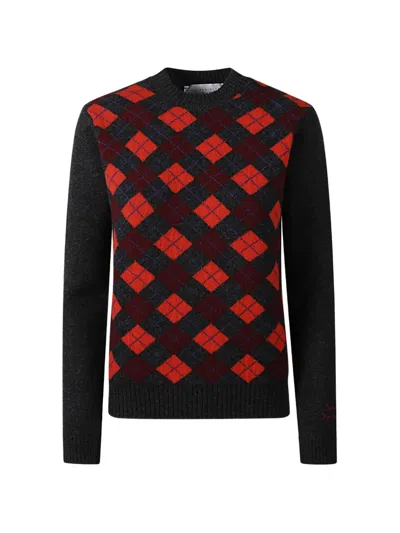 Giada Benincasa London Argyle-pattern Wool Sweater In Multi