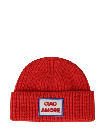 Giada Benincasa Patch-detail Hat In Brown