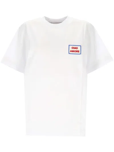 Giada Benincasa Patch T-shirt In White