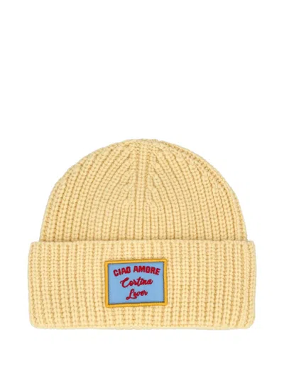 GIADA BENINCASA RIBBED PATCH BEANIE