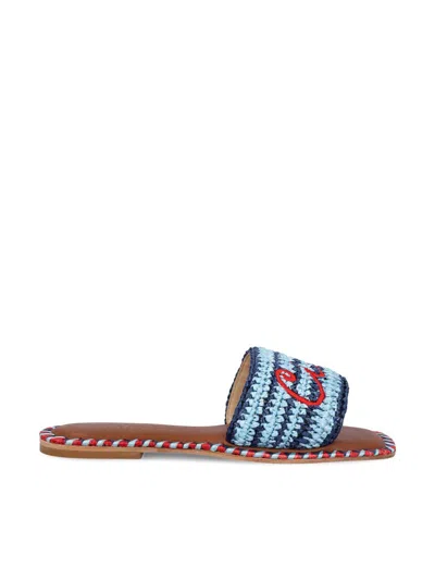 Giada Benincasa Sandals In Blue