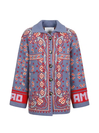 Giada Benincasa Soho Intarsia-knit Cardigan In Multi