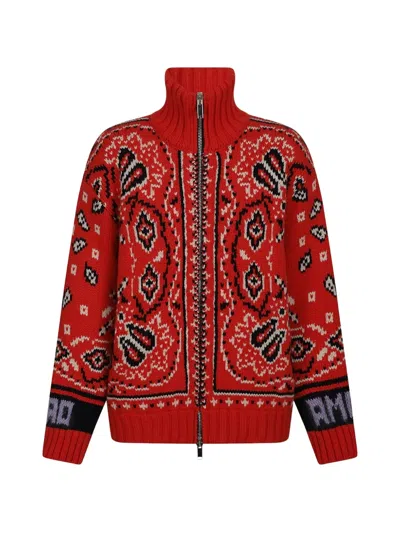Giada Benincasa Soho Intarsia-knit Zip-up Cardigan In Multi