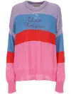 Giada Benincasa Stripe-detail Sweater In Multi