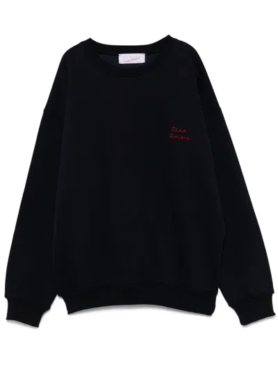 Giada Benincasa Sweatshirt With Logo In Black