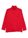 Giada Benincasa Turtleneck Sweater In Red