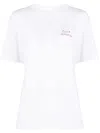 Giada Benincasa Embroidered Cotton T-shirt In White