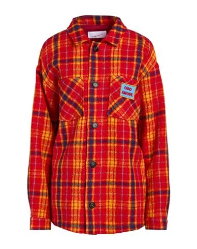 Giada Benincasa Woman Jacket Red Size M Virgin Wool