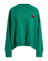 Giada Benincasa Woman Sweater Emerald Green Size L Merino Wool, Cashmere In Green