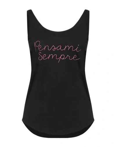 Giada Benincasa Woman Top Black Size Xs Cotton