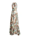 Giada Curti Resort Woman Maxi Dress Beige Size 10 Polyester