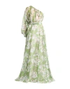 Giada Curti Resort Woman Maxi Dress Lime Green Size 6 Polyester In Green