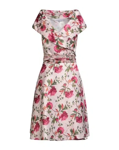 Giada Curti Resort Woman Midi Dress Light Pink Size 14 Polyester