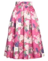 Giada Curti Resort Woman Midi Skirt Fuchsia Size 10 Polyester In Pink