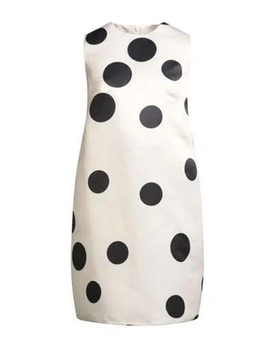 Giada Curti Resort Woman Mini Dress Cream Size 10 Polyester In White