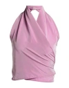 Giada Curti Resort Woman Top Mauve Size 10 Acetate, Polyester In Purple