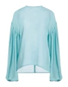 Giada Curti Resort Woman Top Turquoise Size 8 Polyester In Blue