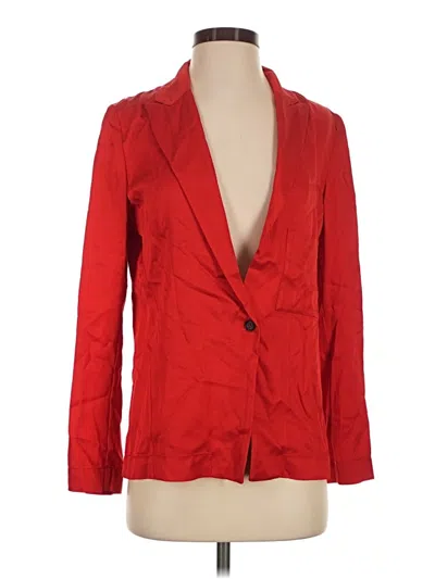 Pre-owned Giada Forte Blazer Jacket In Red