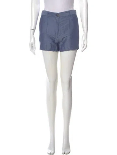 Pre-owned Giada Forte Mini Shorts In Blue
