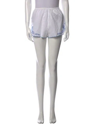 Pre-owned Giada Forte Mini Shorts In Green