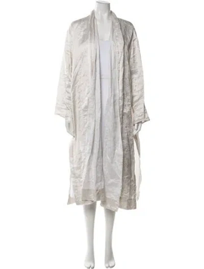 Pre-owned Giada Forte Robe In Neutrals