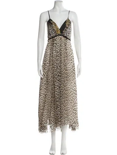 Pre-owned Giada Forte Silk Long Dress