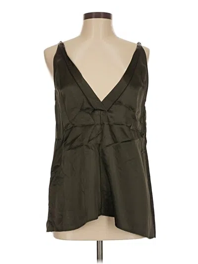 Pre-owned Giada Forte Sleeveless Blouse In Teal
