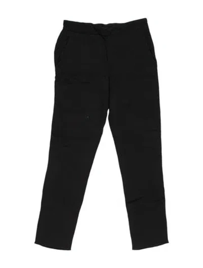 Pre-owned Giada Forte Straight Leg Pants In Black