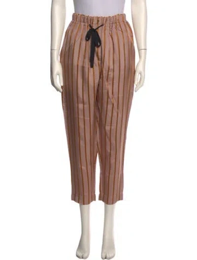 Pre-owned Giada Forte Striped Pajamas In Neutral