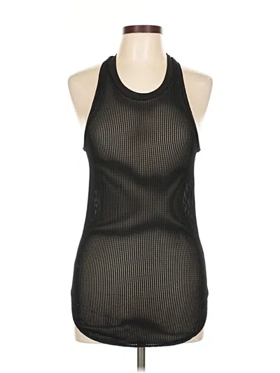 Pre-owned Giada Forte Tank Top Black Halter Neckline Tops
