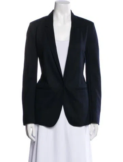 Pre-owned Giada Forte Virgin Wool Blazer In Black