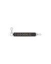 Giada Man Key Ring Black Size - Textile Fibers In Black