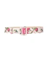 Giadacurti Woman Belt Light Pink Size M Textile Fibers In Pink