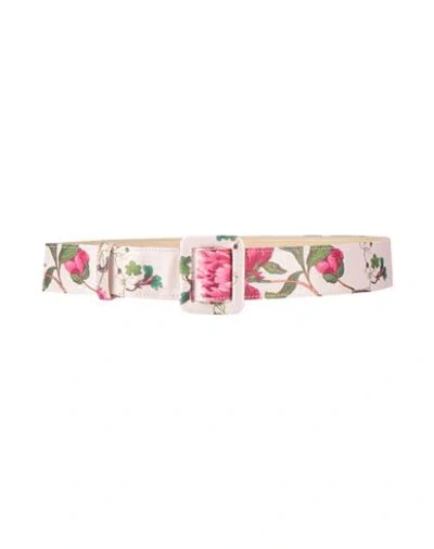 Giadacurti Woman Belt Light Pink Size M Textile Fibers
