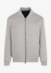 Giadero Saint James Bomber Jacket In Gray